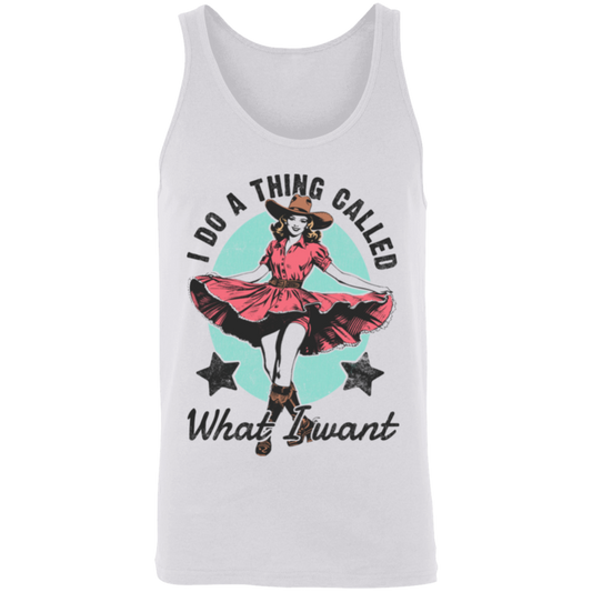 I do what I want cowgirl tank